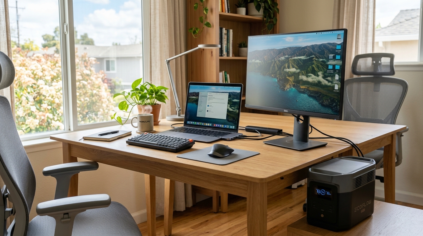 What Size Power Station Do You Need for a Home Office Blackout? (Laptop + Monitor + Router).