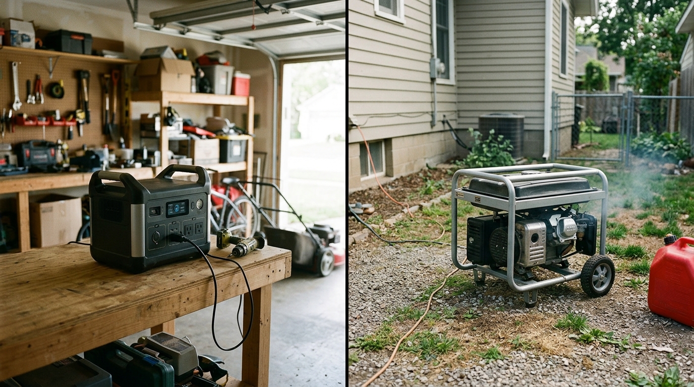 Power Station vs. Generator: Which Do You Actually Need for Home Backup?