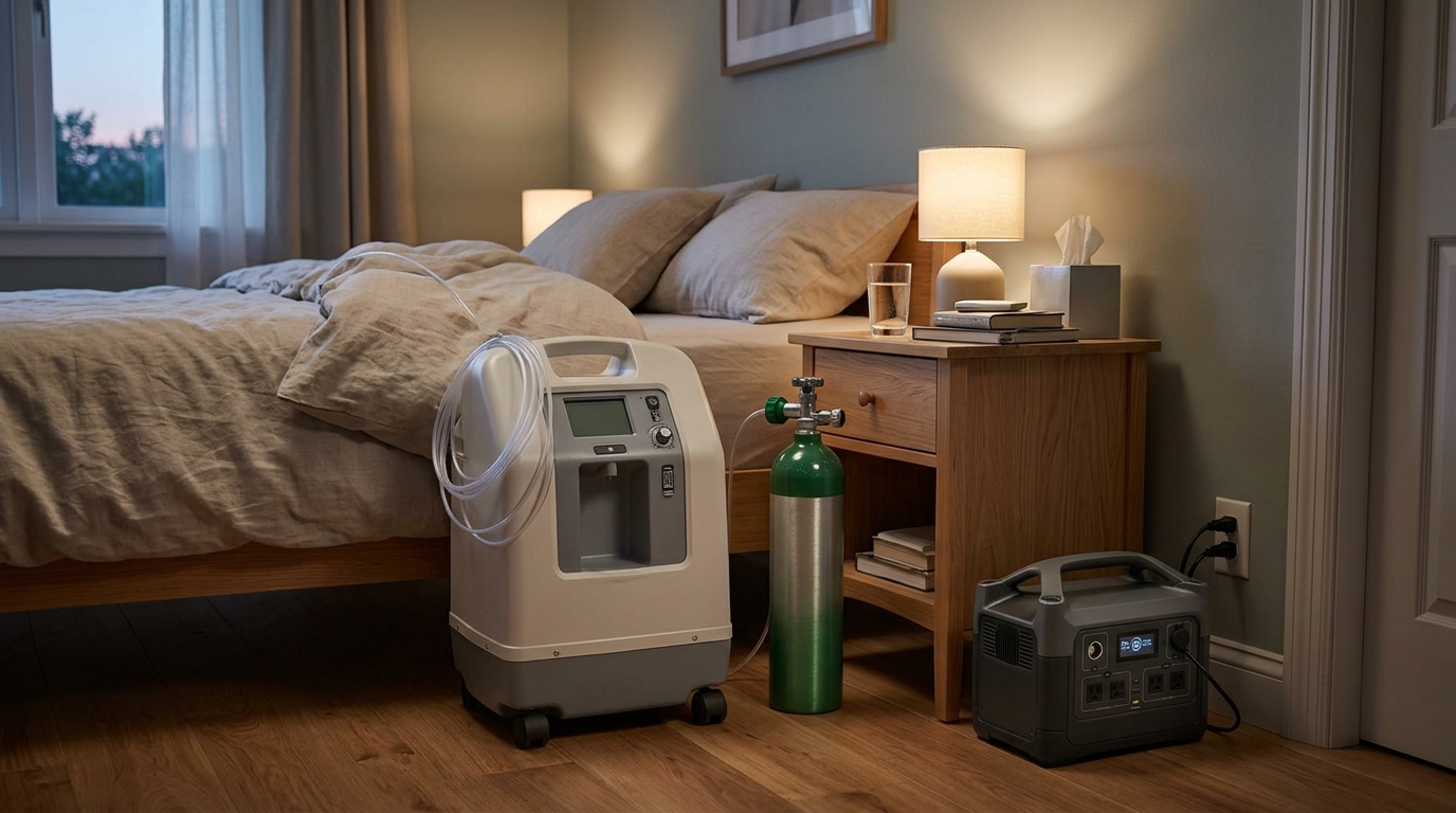 Power Station Backup for Oxygen Concentrators: What the Math Says (and What It Can’t Replace).