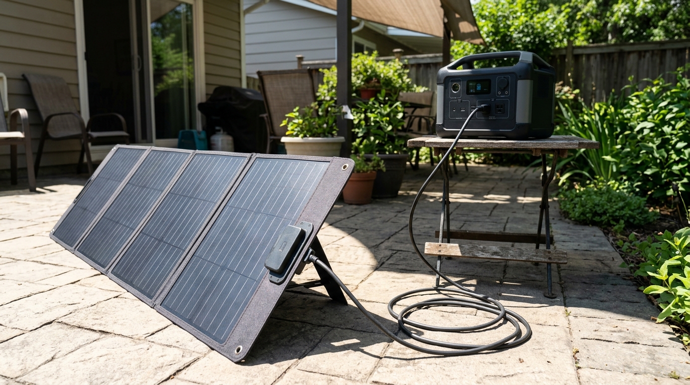 Best Solar Panels for Portable Power Stations (2026): Real Output, Not Rated Watts.